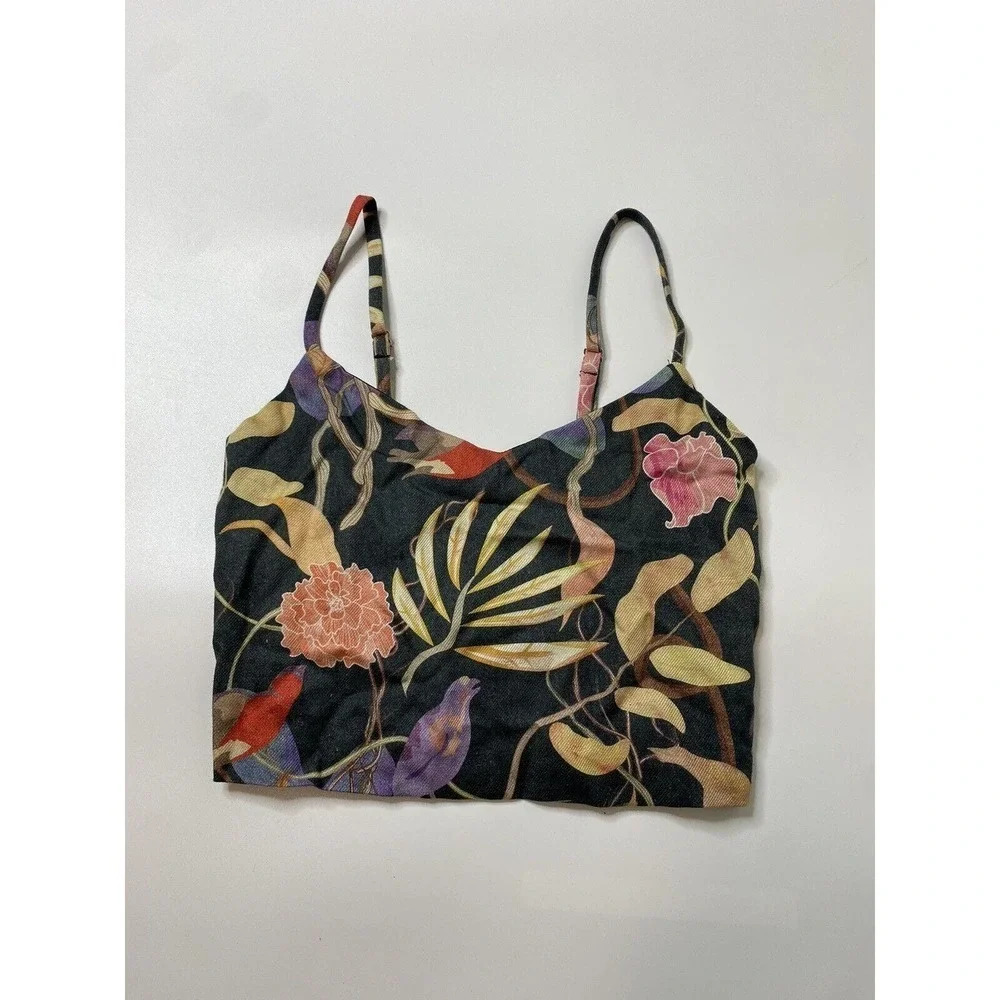 Averie Antonella Crop Top Floral Size Small Women’s Top Only